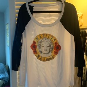 Marilyn Monroe Baseball Tee
